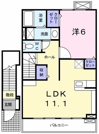 ルシェリアIIの物件間取画像